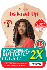 Outre Xpression Twisted Up Bonita Original Butterfly Locks 12"2x
