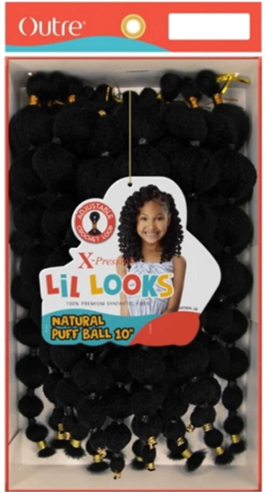 LIL LOOKS - NATURAL PUFF BALL