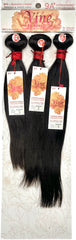 Vine 9A Mink Brazilian Multipack Straight with 4X4 Lace Closure